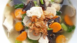 Resep Sup Ayam Jamur