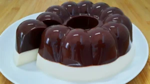 Cara membuat Puding Susu Coklat