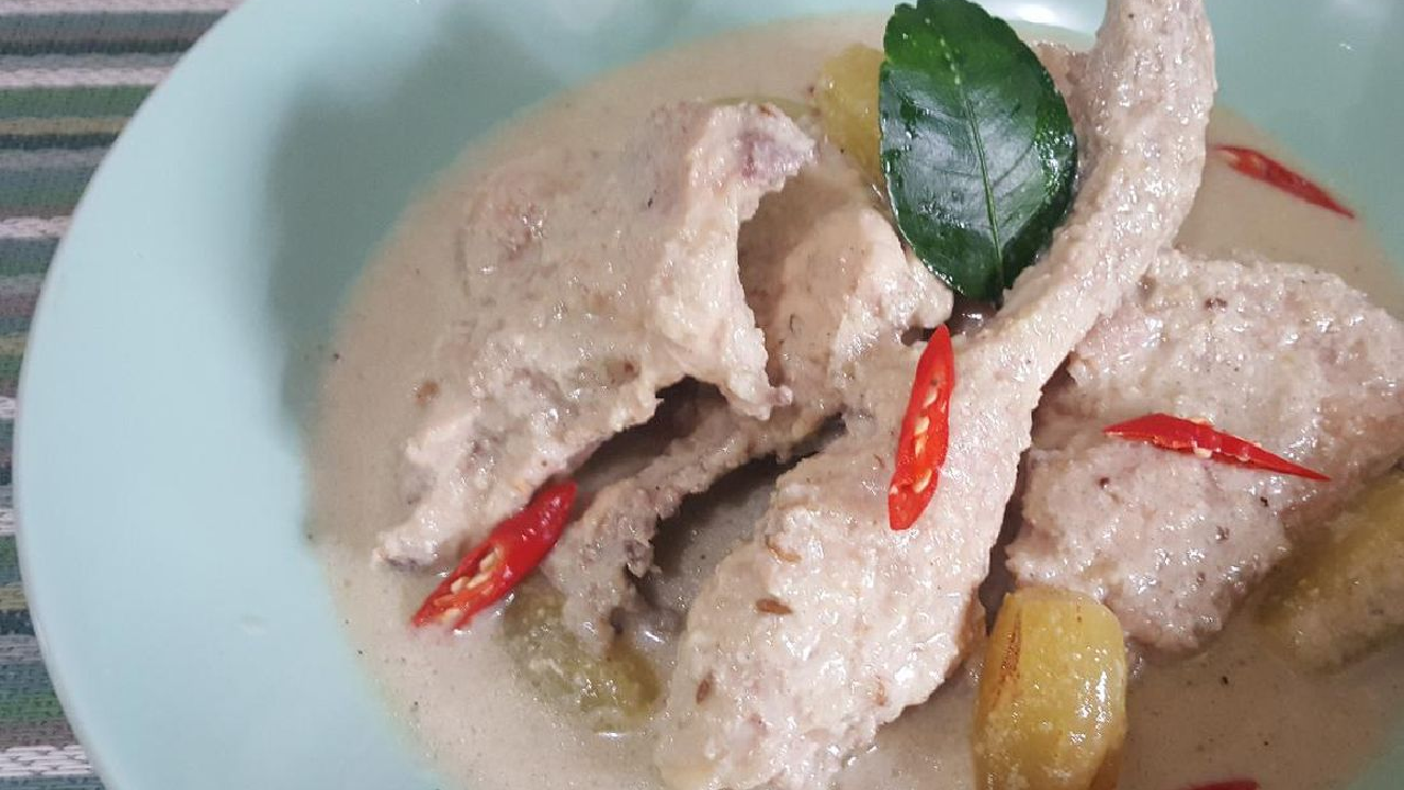 resep opor ayam santan
